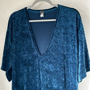 We the Free Velour Shirt Dress